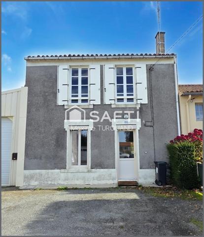 Maison 60m², 2 chambres, 130m² de terrain.