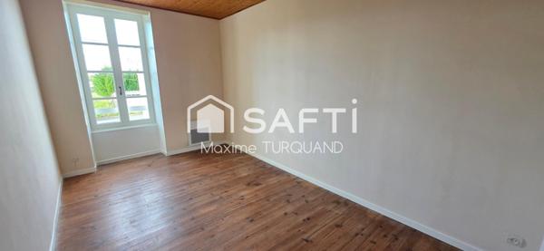 Maison 60m², 2 chambres, 130m² de terrain.