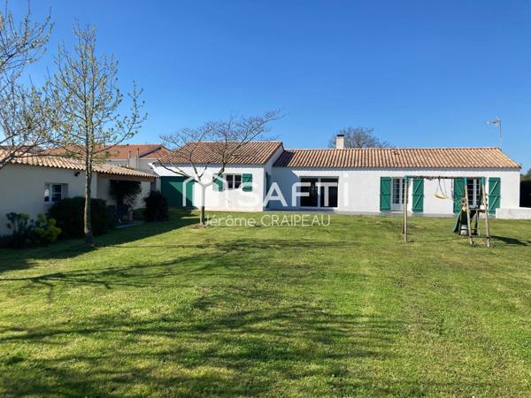 Au calme de la campagne à 10 min des plages : Maison familiale avec 4 chambres, garage et dépendances.