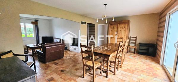 Au calme de la campagne à 10 min des plages : Maison familiale avec 4 chambres, garage et dépendances.