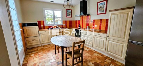 Au calme de la campagne à 10 min des plages : Maison familiale avec 4 chambres, garage et dépendances.