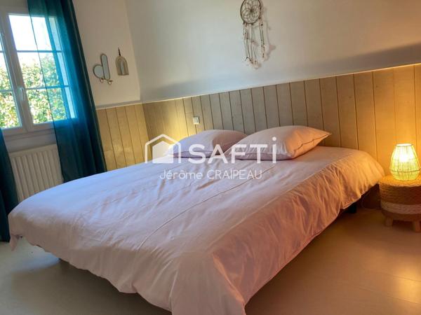 Au calme de la campagne à 10 min des plages : Maison familiale avec 4 chambres, garage et dépendances.