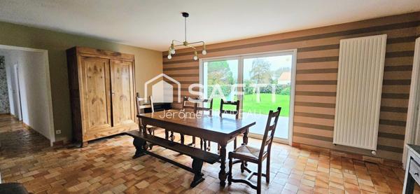 Au calme de la campagne à 10 min des plages : Maison familiale avec 4 chambres, garage et dépendances.