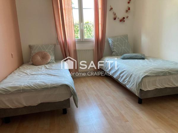 Au calme de la campagne à 10 min des plages : Maison familiale avec 4 chambres, garage et dépendances.