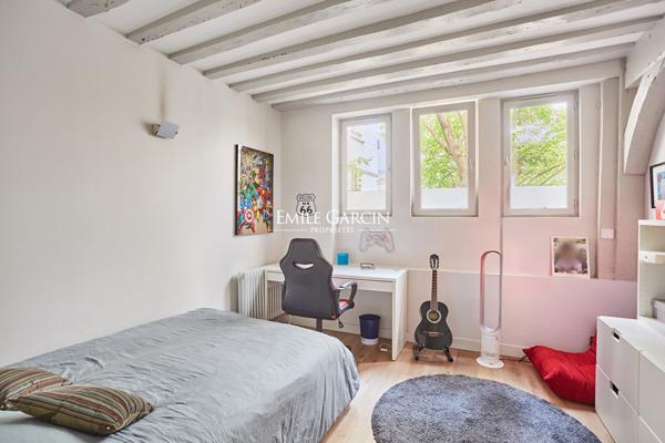 A vendre appartement "Loft" -  Paris 75011 -  Cour arborée - Charonne