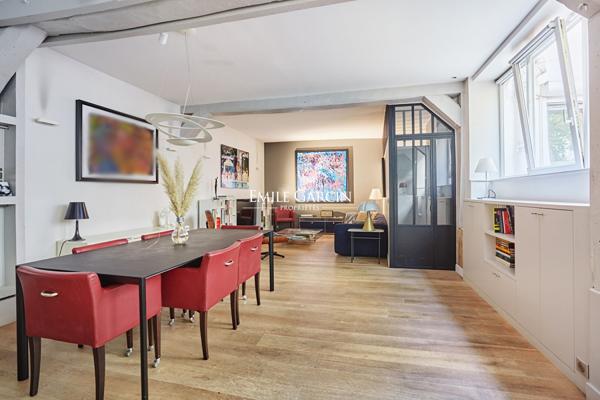 A vendre appartement "Loft" -  Paris 75011 -  Cour arborée - Charonne