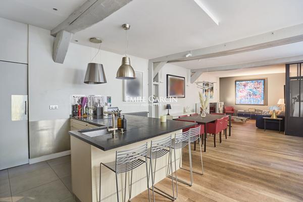 A vendre appartement "Loft" -  Paris 75011 -  Cour arborée - Charonne