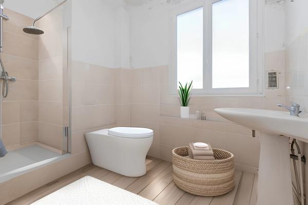 Appartement 3 pièces 53m² situé au 4ème et dernier étage ss ascenseur