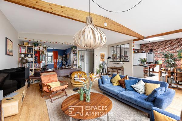 Ancien hangar réhabilité en plain-pied familial