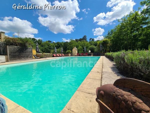 propriété de prestige d’environ 480 m² implantée sur un terrain de 3.4 hectares avec 2 gîtes et chambre d'hôte