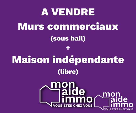Murs commerciaux sous bail et maison indépendante