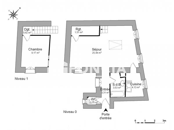 Location Appartement 2 pièces 48.66 m² - 41 GRANDE RUE Nancy 54000