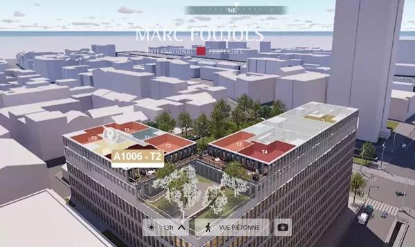 LYON – appartement neuf 2 pièces, avec loggia et parking
