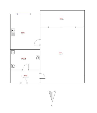 Studio à vendre 22,28 m² Fréjus