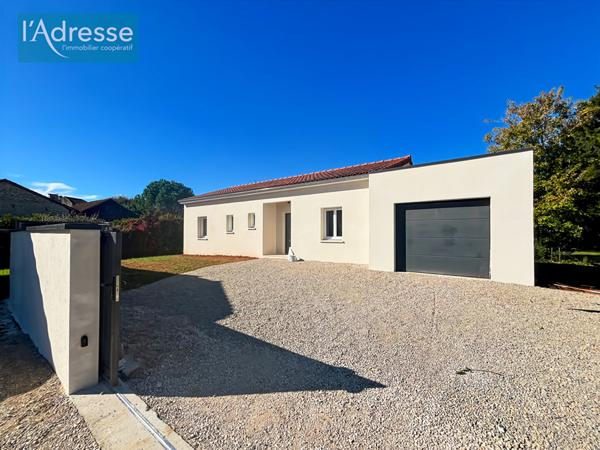 Maison neuve, 3 chambres, à louer centre Prayssac
