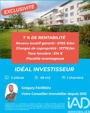 Appartement à vendre 2 pièces 48 m² Le Rheu