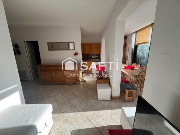 Bel appartement T2 en rez de jardin avec garage