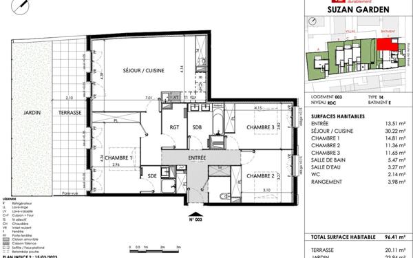 Appartement à vendre    4 pièces • 96,41 m2 Toulouse