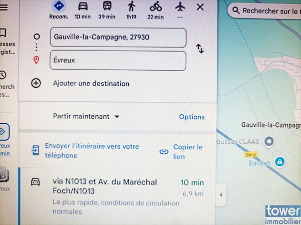 Terrain a bâtir de 900 m² Evreux secteur très prisé