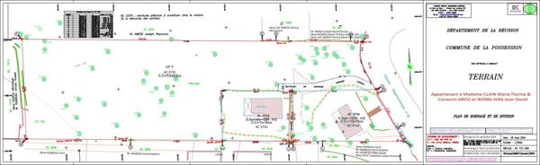 Terrain constructible pour PROMETEUR – Vue mer & montagne – Ravine à Malheur