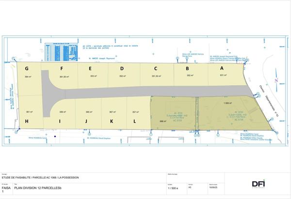 Terrain constructible pour PROMETEUR – Vue mer & montagne – Ravine à Malheur