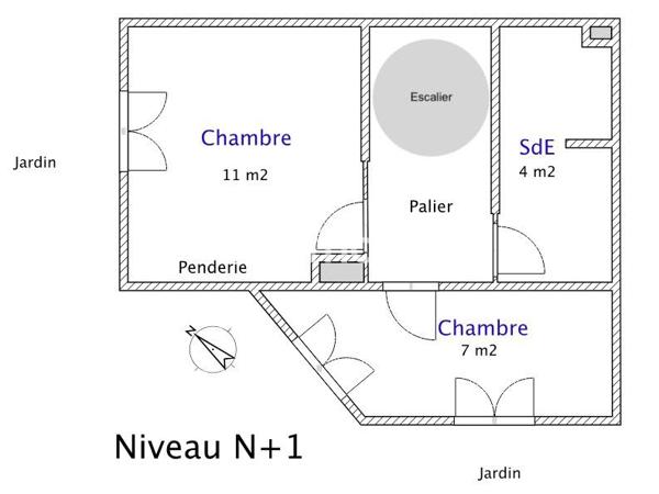 Maison 3 pièces - 56 m² Exclusivité