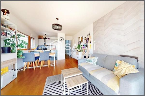 Appartement 3 pièces 2 chambres de 64 m² avec balcon et parking – Asnières-sur-Seine