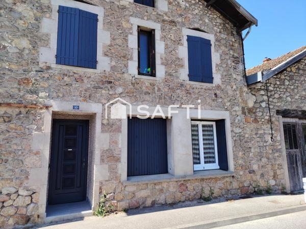 Grande maison avec joli terrain constructible