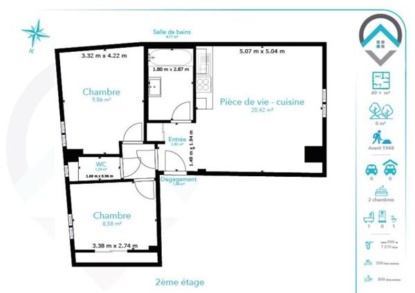 Vente / Appartement T3