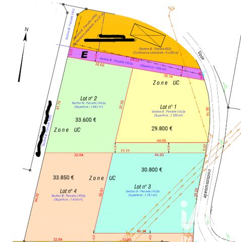 Terrain à vendre 1 610 m² Saint-Germain-et-Mons