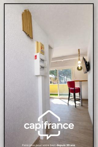 A vendre Appartement LE CAP D'AGDE (34) T2 avec mezzanine et terrasse, piscine, parking privatif, à 2min du village naturiste