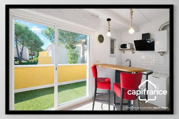 A vendre Appartement LE CAP D'AGDE (34) T2 avec mezzanine et terrasse, piscine, parking privatif, à 2min du village naturiste