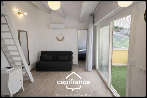 A vendre Appartement LE CAP D'AGDE (34) T2 avec mezzanine et terrasse, piscine, parking privatif, à 2min du village naturiste