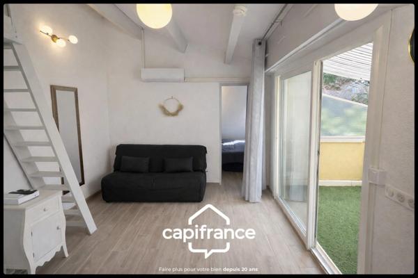 A vendre Appartement LE CAP D'AGDE (34) T2 avec mezzanine et terrasse, piscine, parking privatif, à 2min du village naturiste
