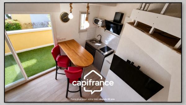 A vendre Appartement LE CAP D'AGDE (34) T2 avec mezzanine et terrasse, piscine, parking privatif, à 2min du village naturiste