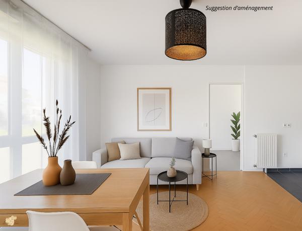 Appartement Lumineux, 46 m², 2 pièces, 1 chambre