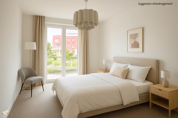 Appartement Lumineux, 46 m², 2 pièces, 1 chambre