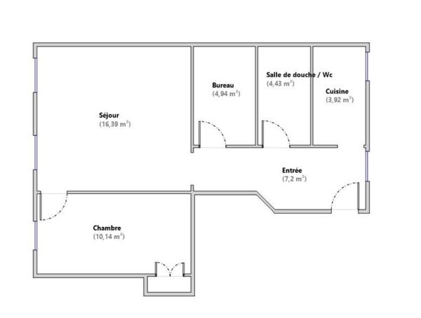 Appartement à vendre 2 pièces 47 m² Paris 4