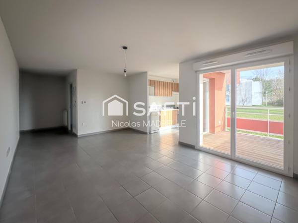 Appartement 3 pièces 68 m2 en RDC avec vue dégagée