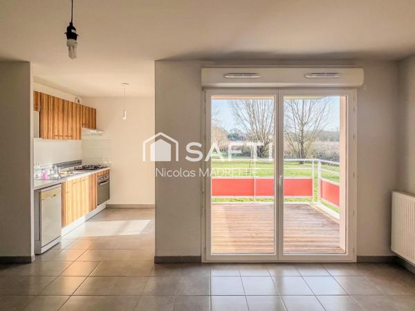 Appartement 3 pièces 68 m2 en RDC avec vue dégagée