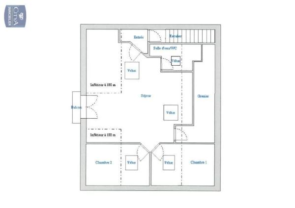 Appartement à louer 3 pièces 35.93m²