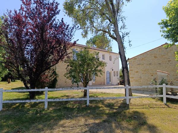 Charmante maison avec piscine et maison d'amis, proche Maillezais
