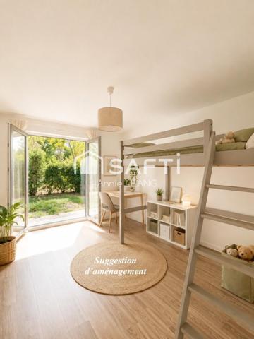Plain-pied avec jardin, au calme et au vert