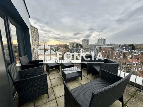 Location Appartement 3 pièces 64.59 m² - RESIDENCE LUMI?AIR, 240 RUE DU FAUBOURG DES POSTES Lille 59000