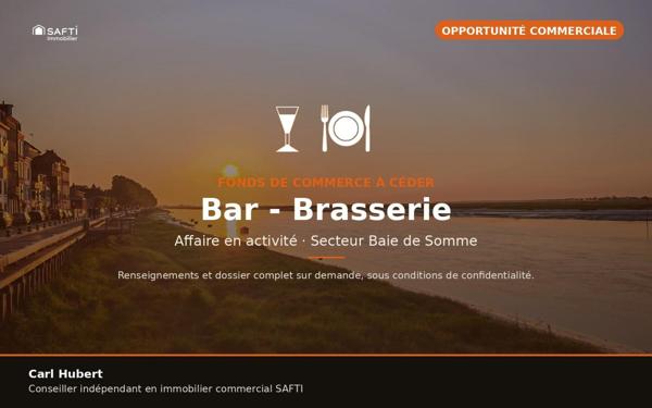 Fonds de commerce – Restaurant / Bar à vins – Saint-Valery-sur-Somme