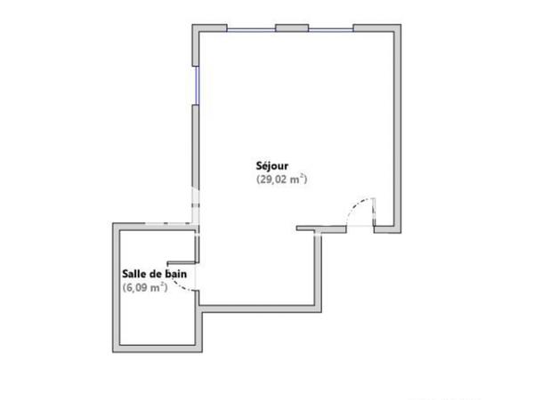 Location Studio 36.9 m² - Tourcoing 59200