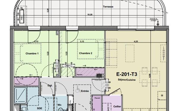 Appartement à vendre    3 pièces •  Narbonne