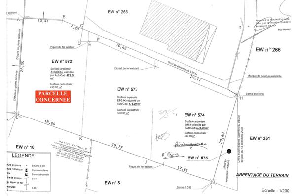 Vente / Terrain constructible