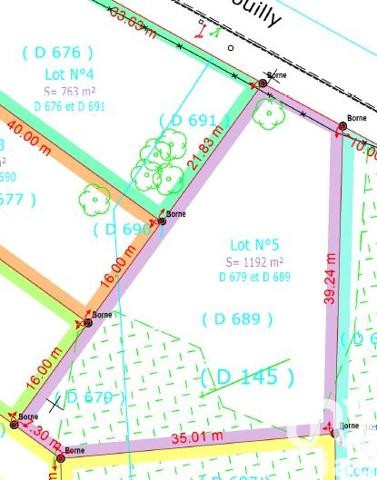 Land for sale 1 192 m² Matigny