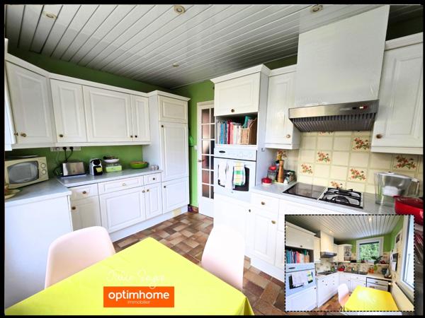 Maison individuelle de 170m² avec 6 chambres, un bureau et un sous-sol complet avec garage sur parcelle de 2006 m²